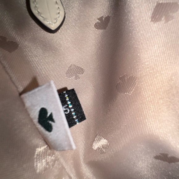 KATE SPADE AUDREY CREAM CROCODILE EMBOSSED MINI BUCKET BAG - Picture 10 of 11